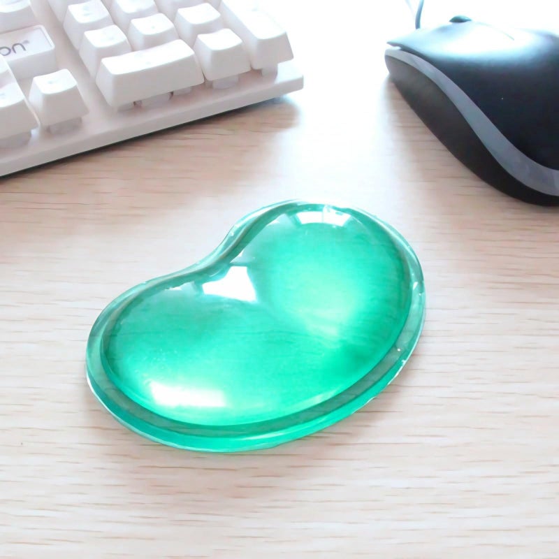 LetGoShop Ergonomic Gel Wrist Rest for Mouse, Computer Mouse Wrist Support for Arm Pain Relief, Heart-Shaped Cute Hand Wrist Cushion for Home and Office Working Gaming Anti-Fatigu - Image 2